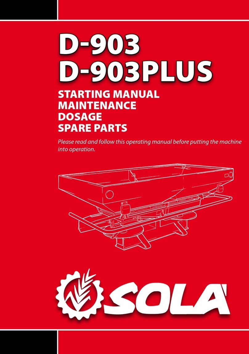Sola D-903 Starting manual