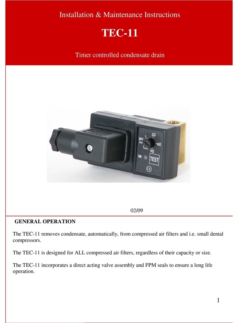 Jorc TEC-11 Installation & maintenance instructions