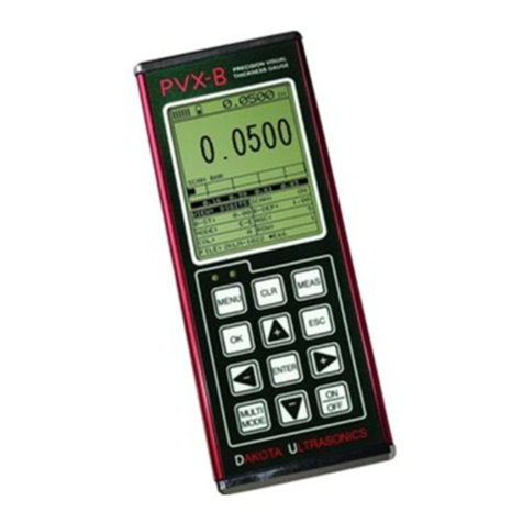 DAKOTA ULTRASONICS PVX-B User manual DAKOTA ULTRASONICS PVX-B User manual