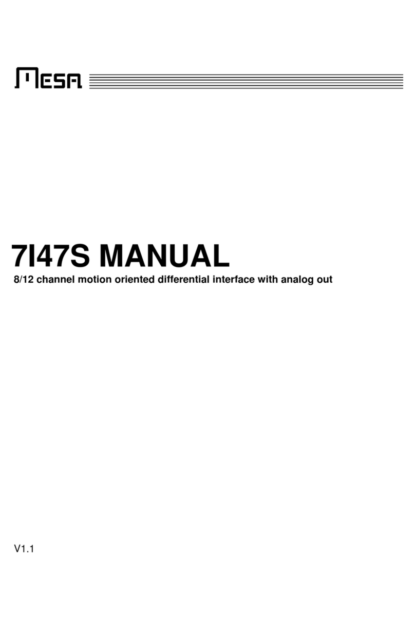 Mesa 7I47S User manual