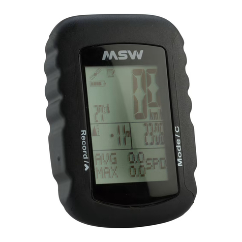 MSW MINIAC GPS-322 User manual