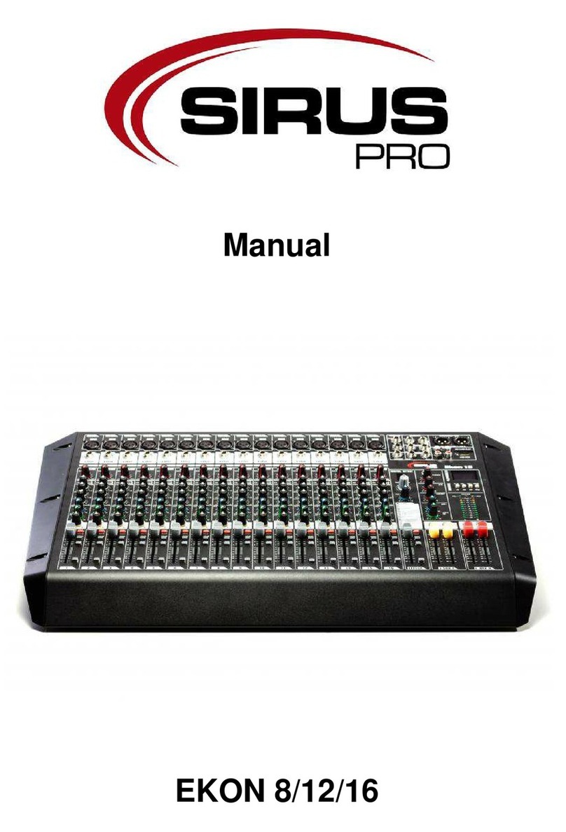 Sirus EKON 8 manual