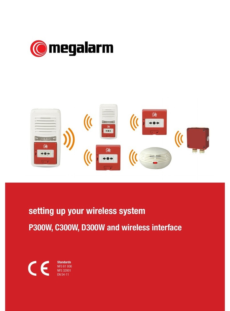 Megalarm P300W User instructions