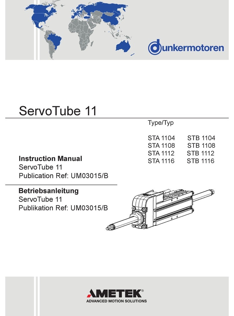 dunkermotoren STA Series instruction manual