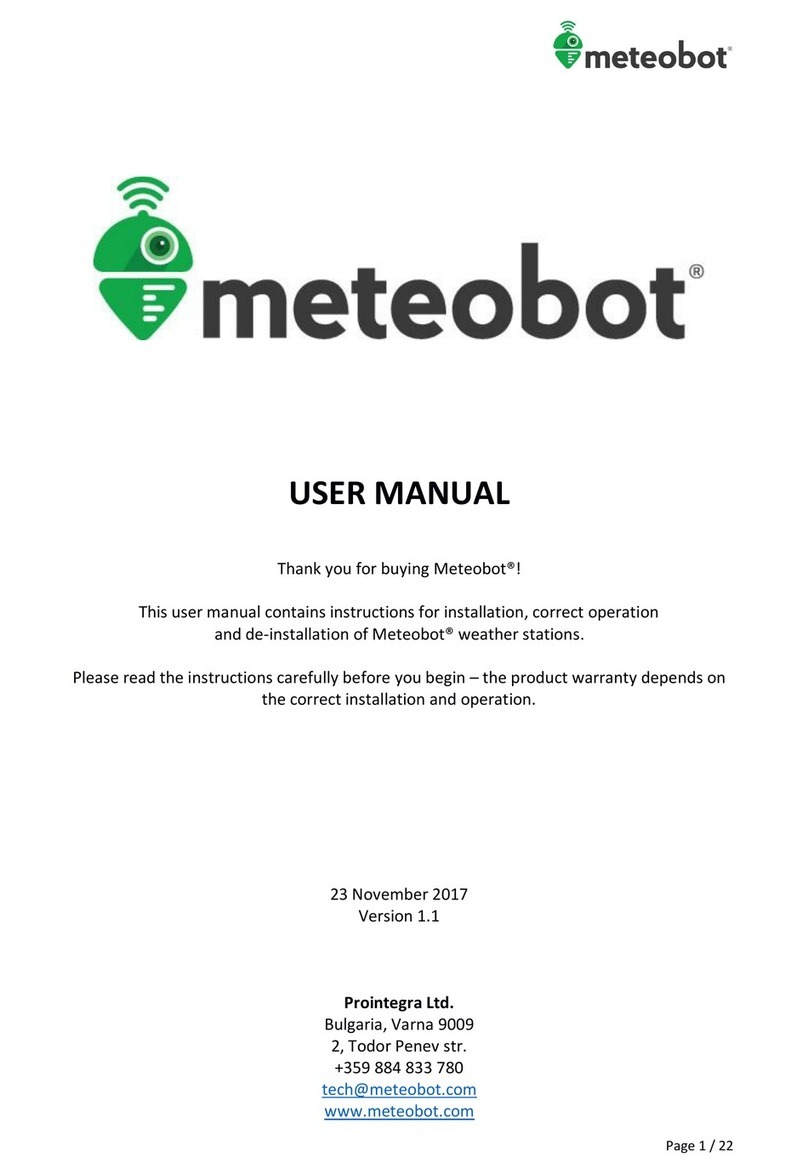Prointegra Meteobot user manual