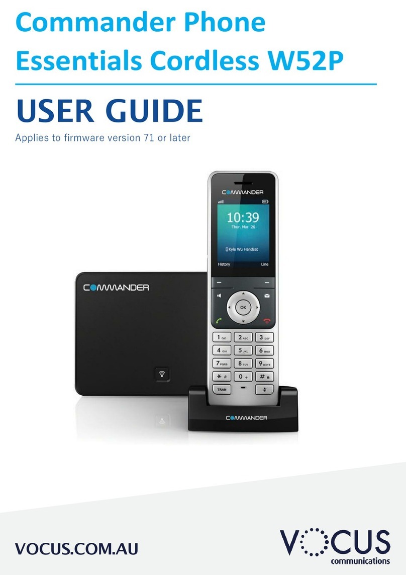 Commander Essentials W52P user guide