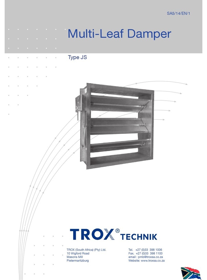 Trox Technik JS User manual Trox Technik JS User manual