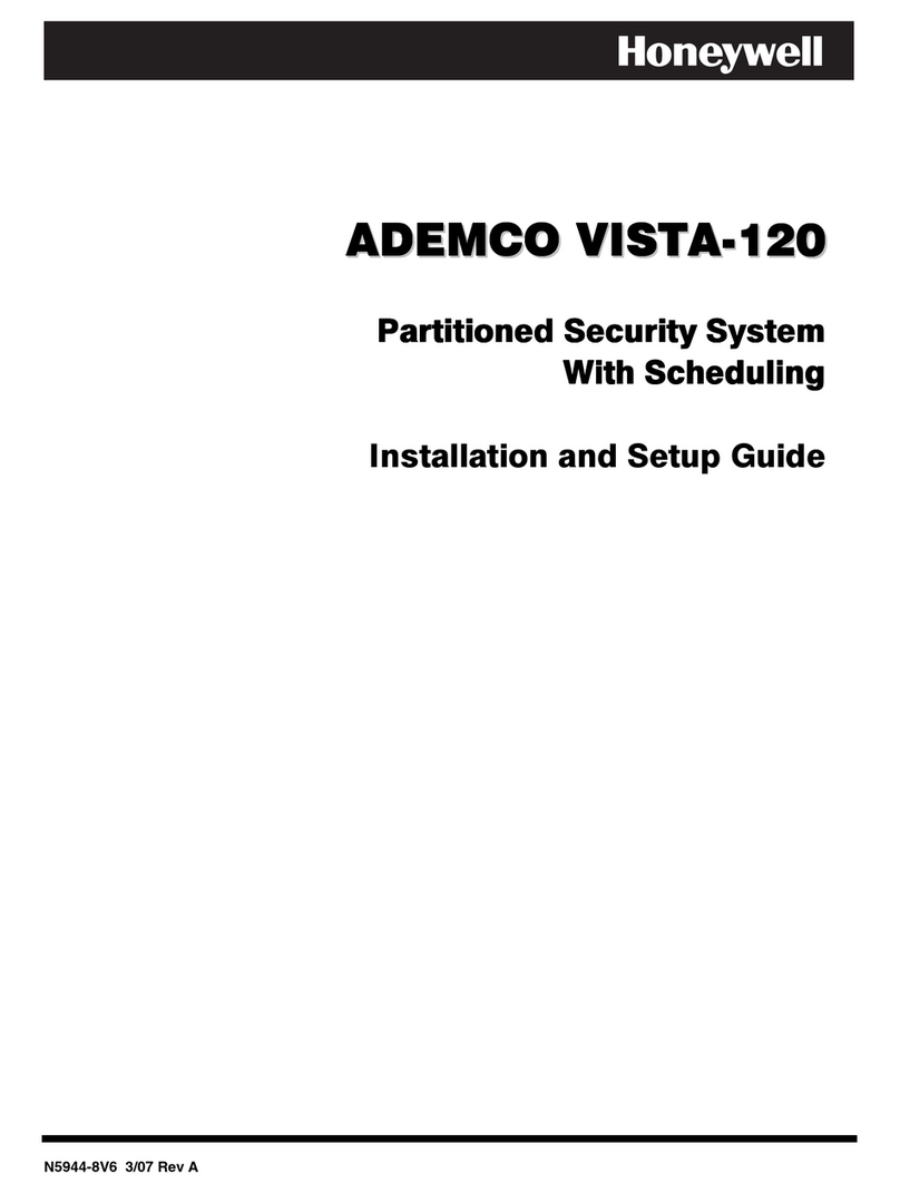 Honeywell ADEMCO VISTA-120 Assembly instructions