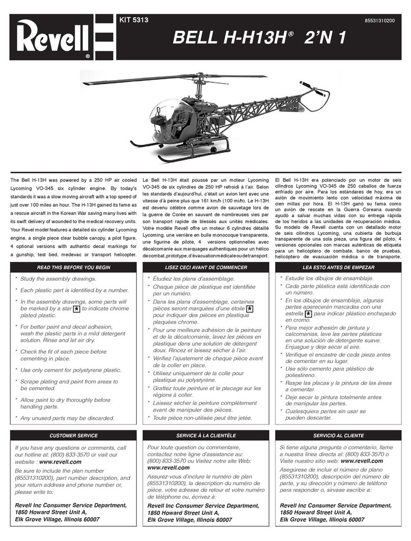 REVELL BELL H-H13H 2'N 1 User manual