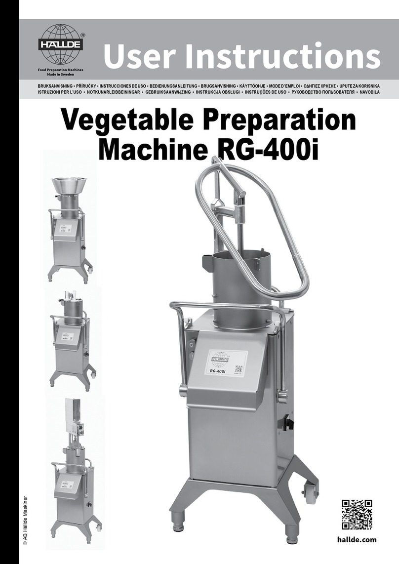 Hallde RG-400i User instructions