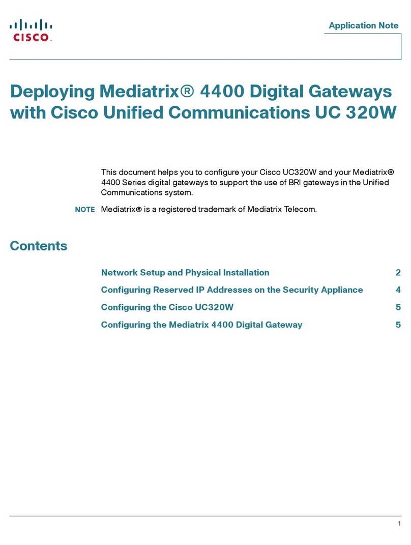 Mediatrix 4400 Series Installation and operating instructions