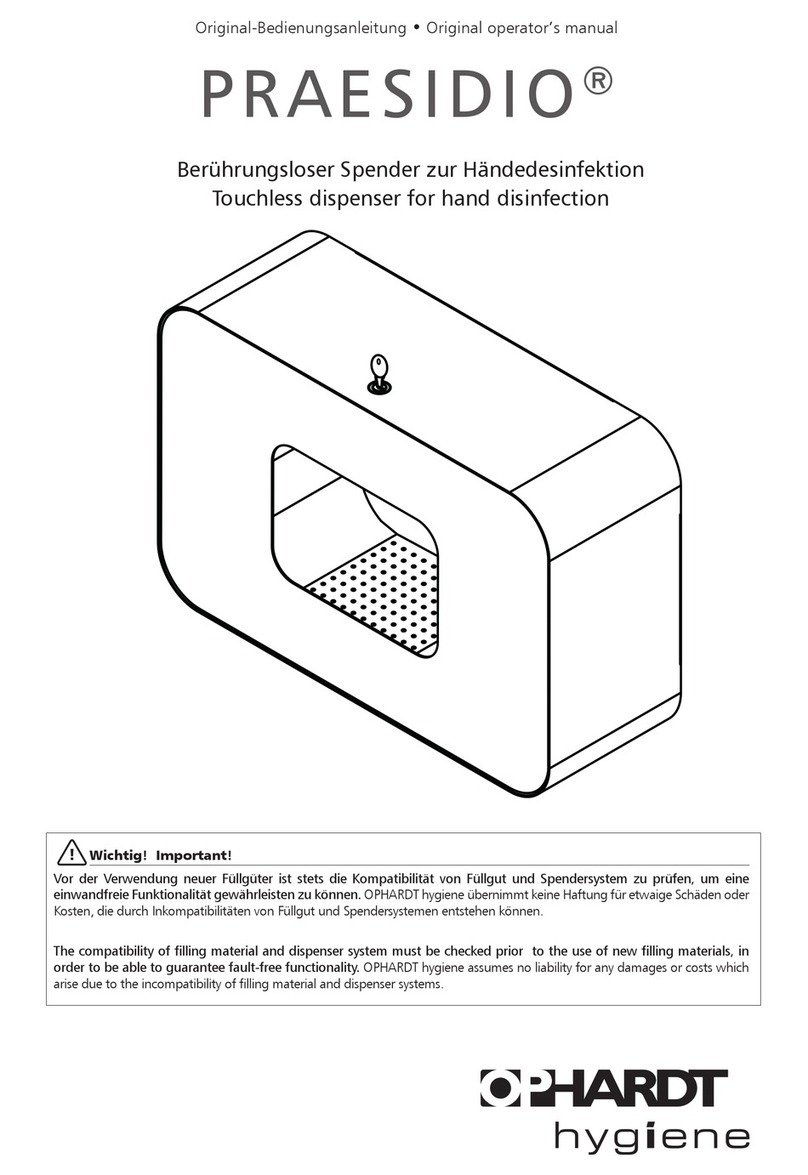 ophardt Praesidio User manual ophardt Praesidio User manual
