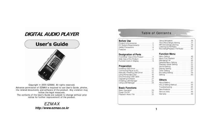 Ezmax EZMP-4200 user guide