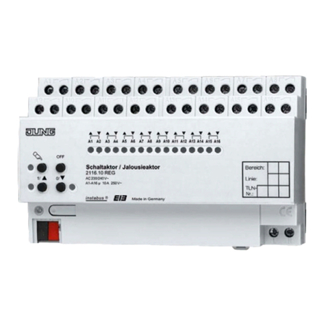 Jung KNX 2116.10 REG operating instructions