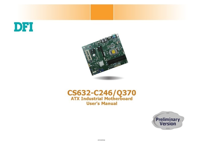 DFI CS632-C246 User manual