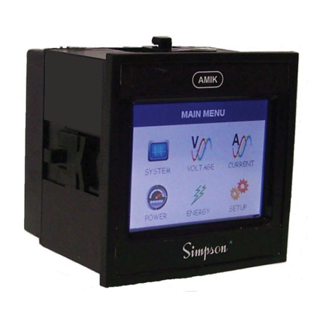 Simpson Amik 301 operating manual