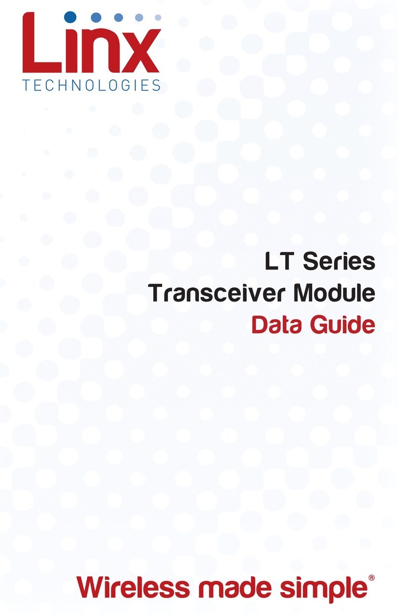 Linx Technologies TRM-418-LT Data guide