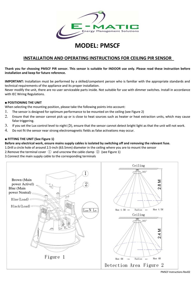 E-matic PMSCF Installation and operating instructions