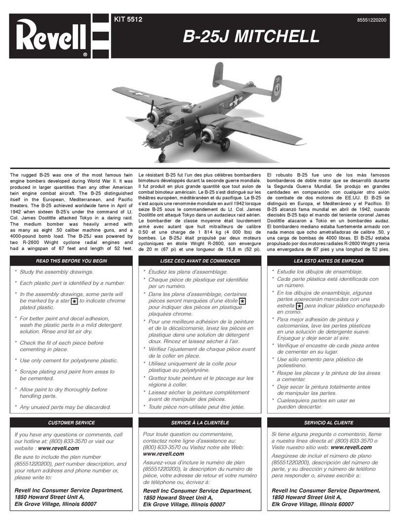 REVELL 5512 User manual