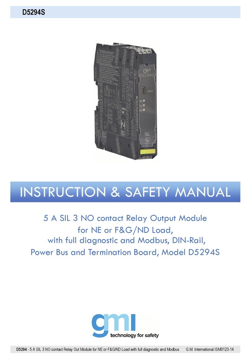 GMI D5294S Instruction & safety manual GMI D5294S Instruction & safety manual