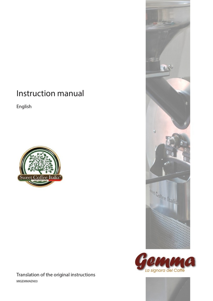 Sweet Coffee Italia GEMMA instruction manual