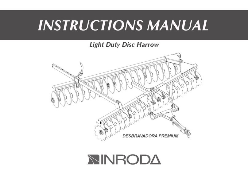 INRODA Light Duty Disc Harrow instruction manual INRODA Light Duty Disc Harrow instruction manual