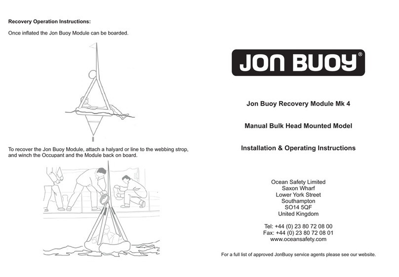 Ocean Safety Jon Buoy mk4 User manual
