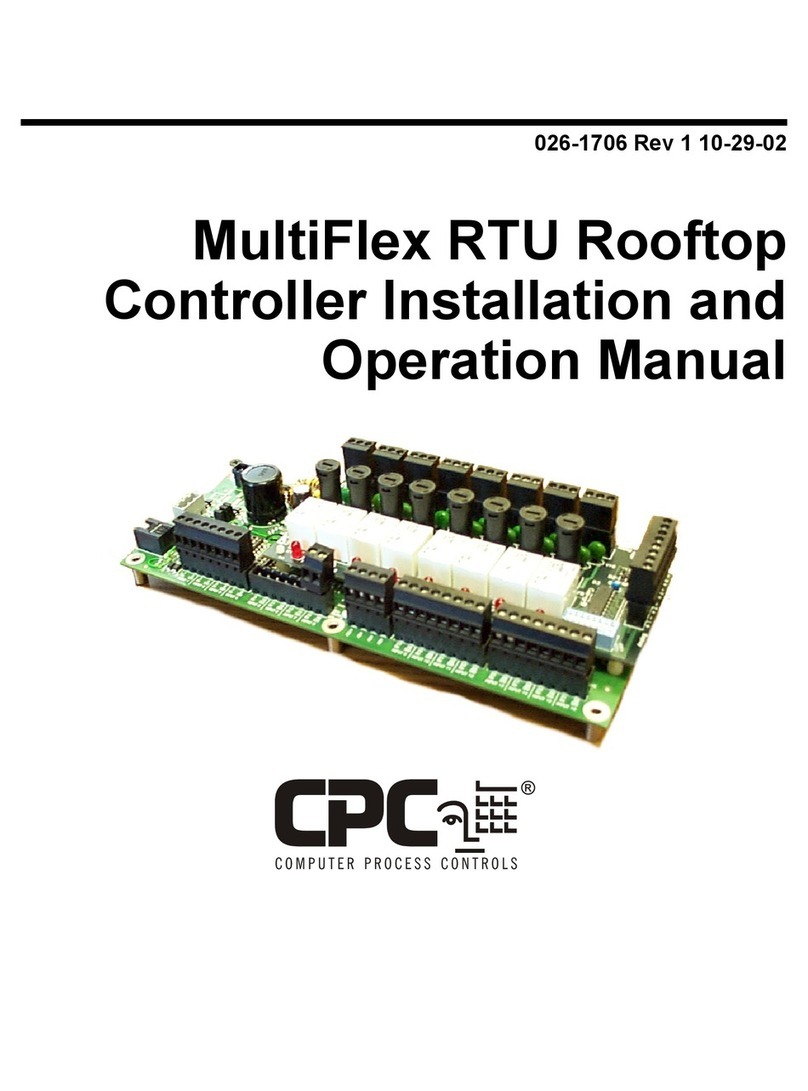 CPC MultiFlex RTU Installation and operation manual