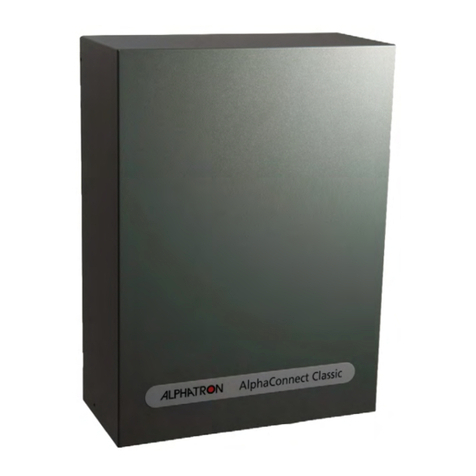 Alphatron AlphaConnect Classic Operation manual