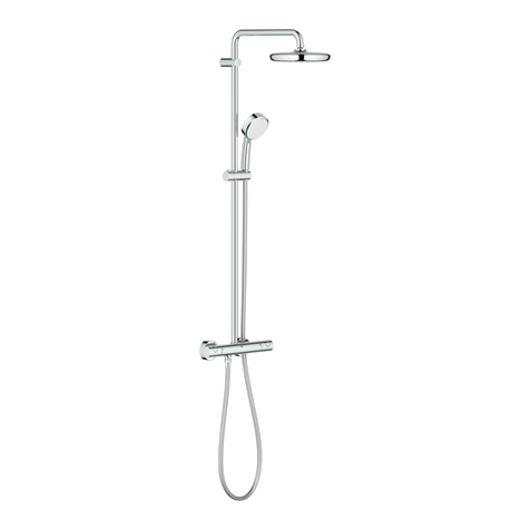 Grohe New Tempesta Cosmopolitan Series quick start guide