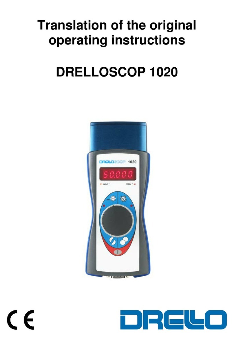 Drello Drelloscop 1020 operating instructions
