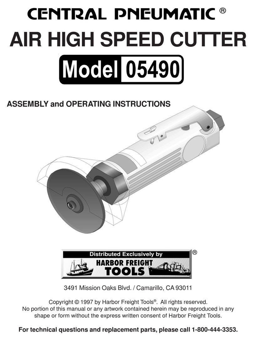 Central Pneumatic 05490 Assembly and operating instructions