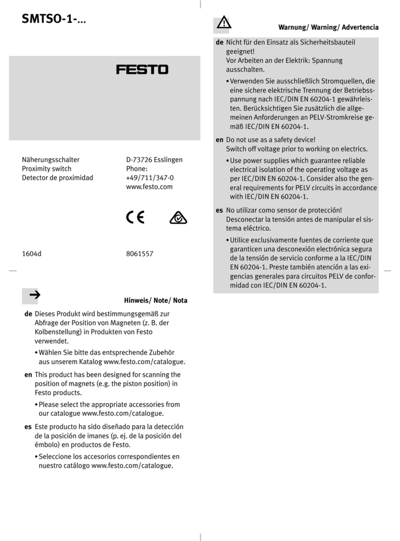 Festo SMTSO-1 Series User manual Festo SMTSO-1 Series User manual