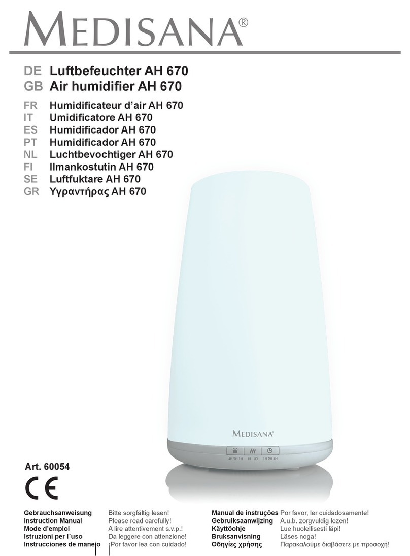 Medisana AH 670 instruction manual
