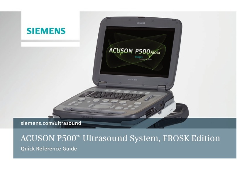 Siemens ACUSON P500 Quick reference guide