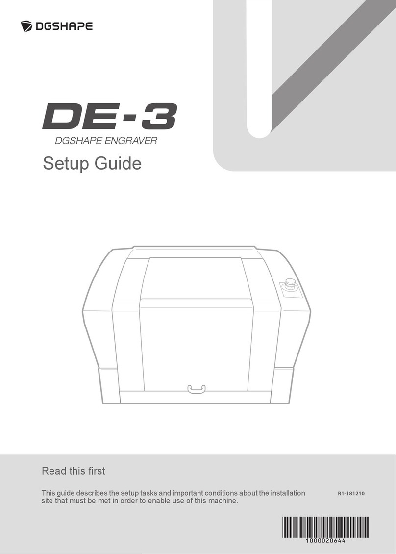 DGSHAPE DE-3 Setup guide
