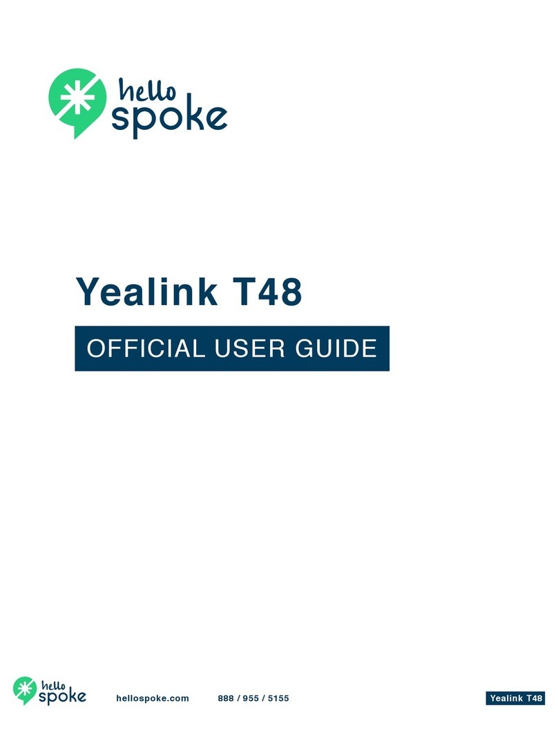 Yealink T48 User manual