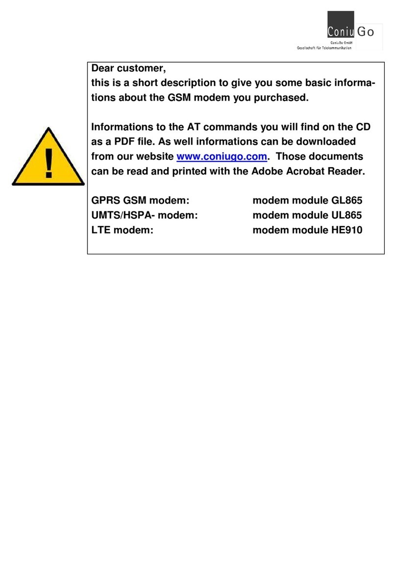 Coniu Go GL865 manual