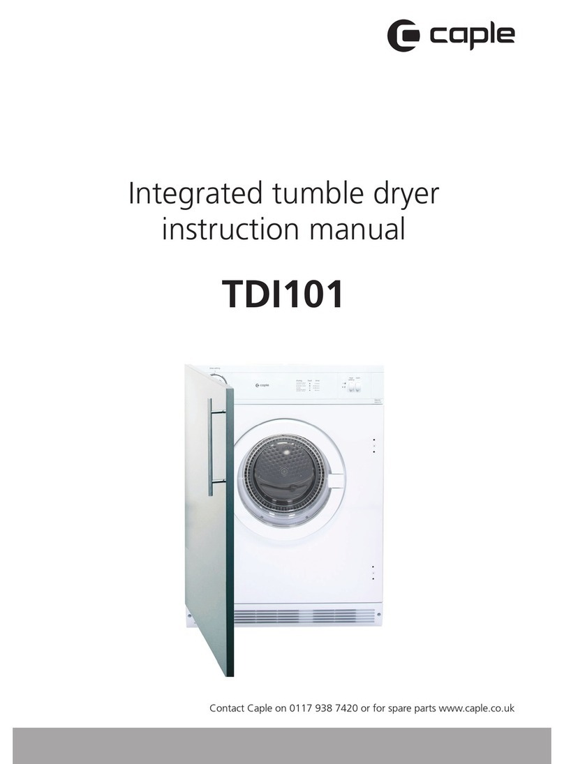 Caple TDI101 instruction manual