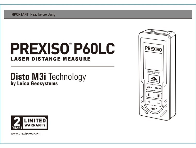 Prexiso P60LC Instrument Set-up