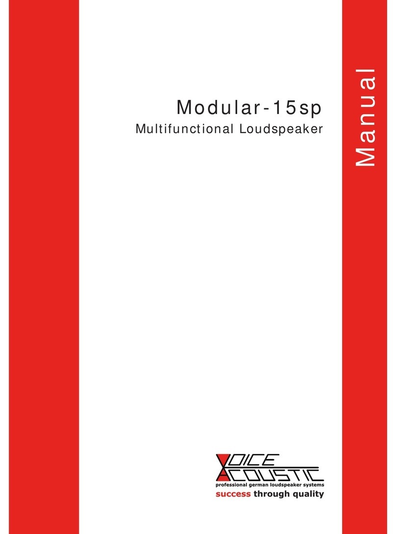 Voice-Acoustic Modular-15sp manual