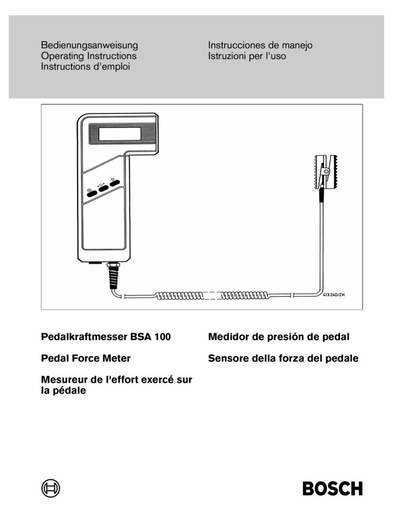 Bosch BSA 100 User manual