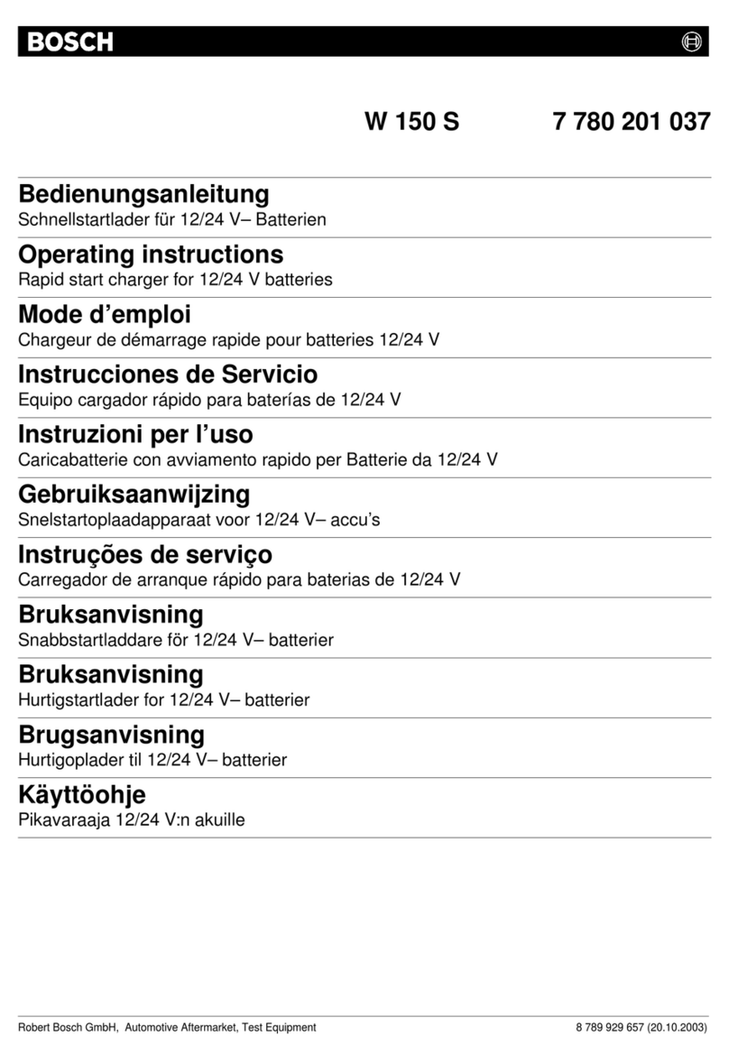 Bosch W 150 S User manual