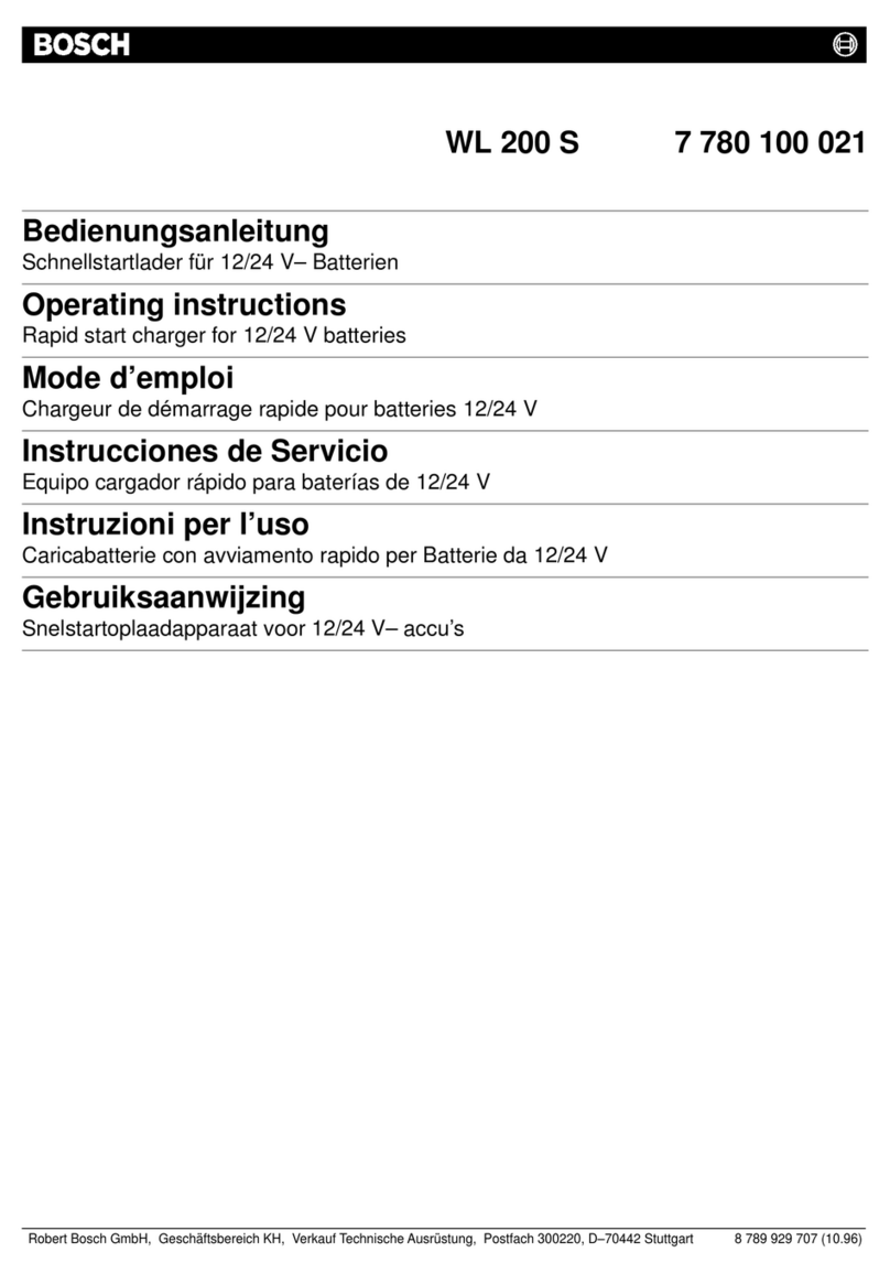 Bosch WL 200 S operating instructions