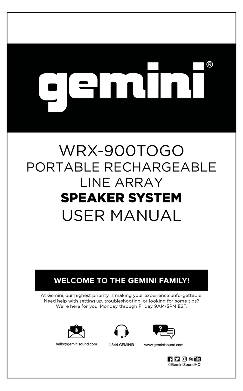 Gemini WRX-900TOGO User manual Gemini WRX-900TOGO User manual
