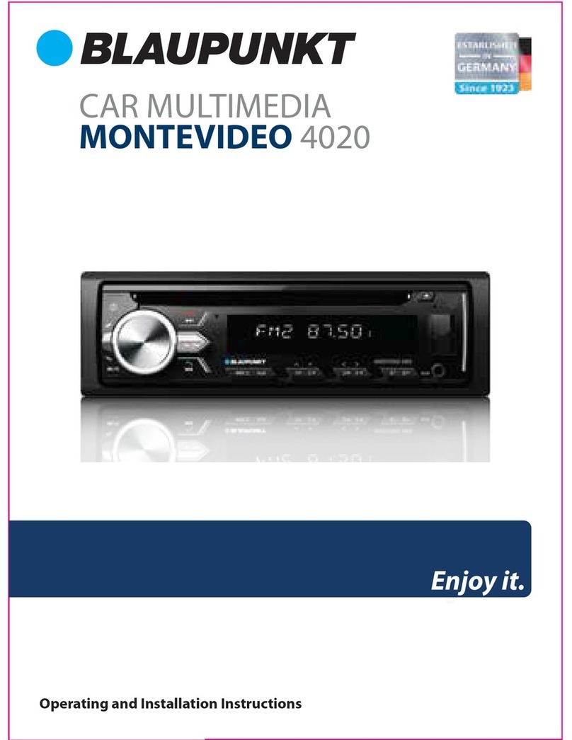 Blaupunkt MONTEVIDEO 4020 Operating and installation instructions