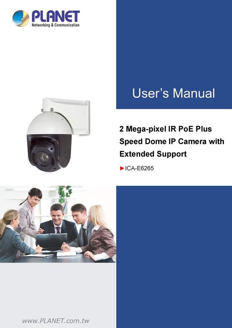 Planet Networking & Communication ICA-E6265 User manual Planet Networking & Communication ICA-E6265 User manual