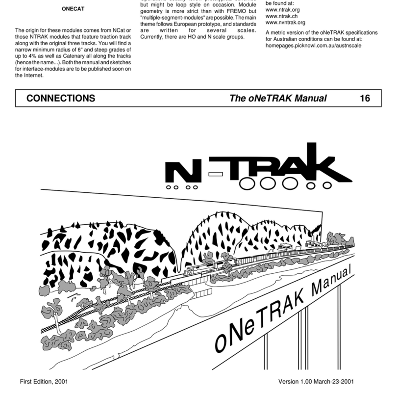 N-Trak oNeTRAK manual