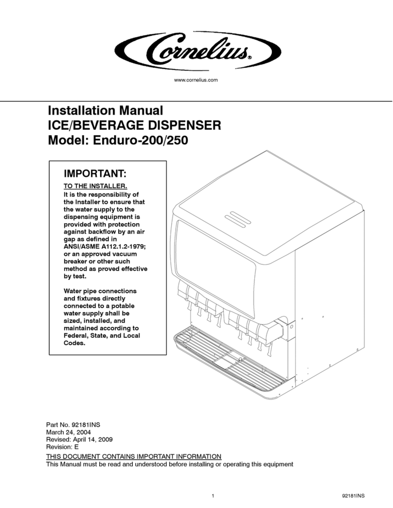 Cornelius Enduro-200 User manual