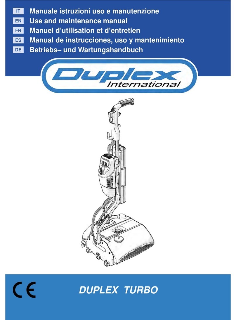 Duplex TURBO Use and maintenance manual